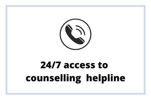 24/7 access to welfare counselling